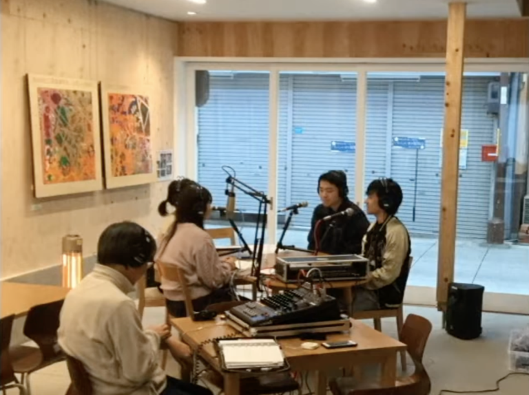 ラジオ収録in吹風舎