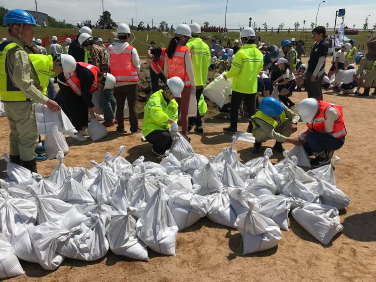 由良川水系総合水防演習