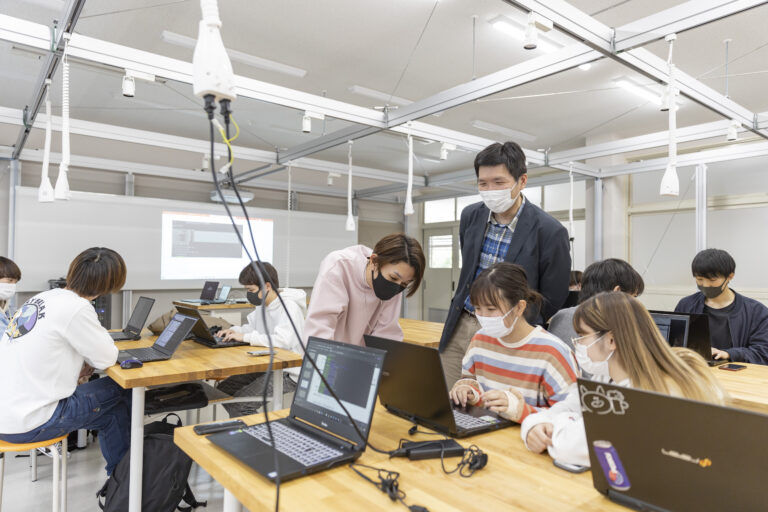 実験室での講義