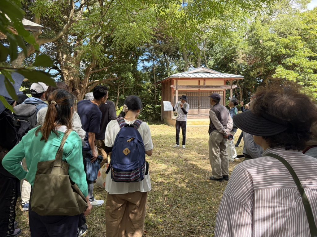 網野銚子山古墳フェスで小山教授がガイド役を務めました