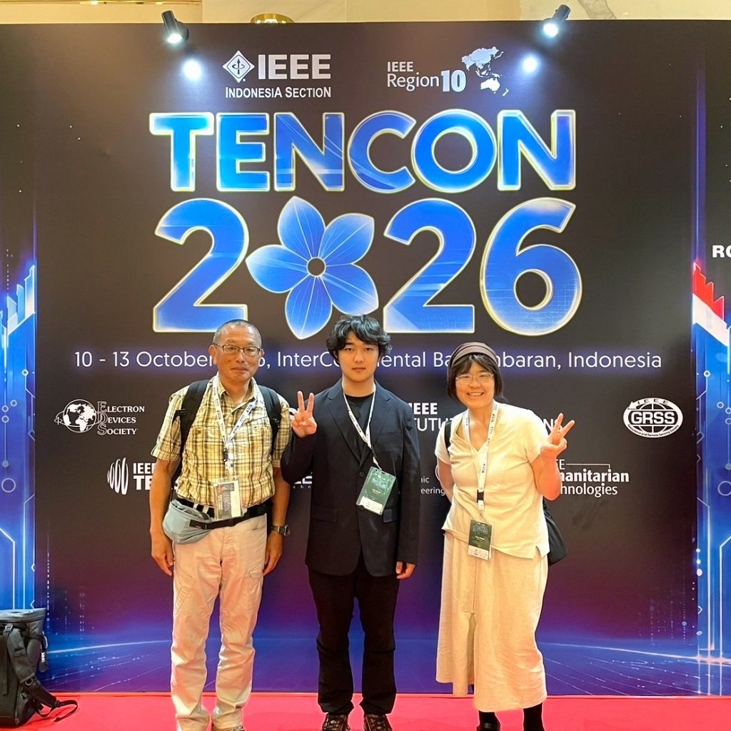 大学院生の田中優斗さんが国際学会「TENCON 2026」で樹木根の自動観測システムに関する研究成果を発表