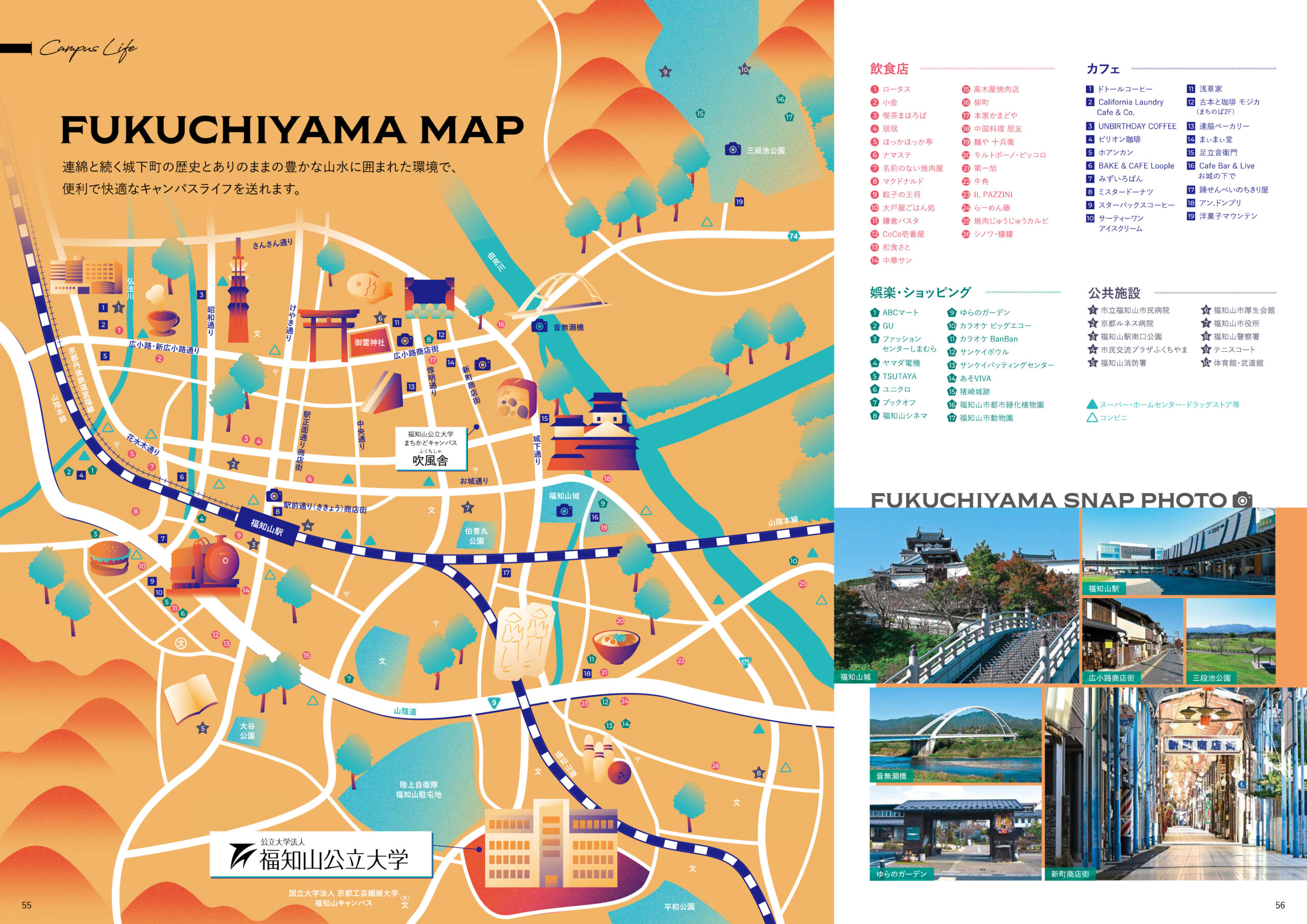 福知山公立大学周辺マップ